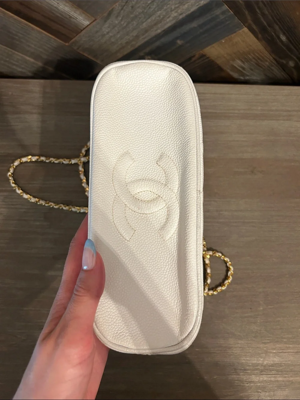 Vintage Chanel Petite Shopping Tote